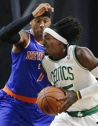 NBA季前赛：凯尔特人vs尼克斯全场中文解说回放,凯尔特人激战尼克斯全场回顾